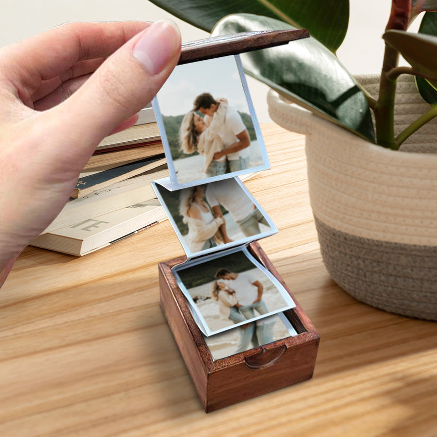 Personalized Valentines Gifts for Boyfriend | Photo Frame Gift Box