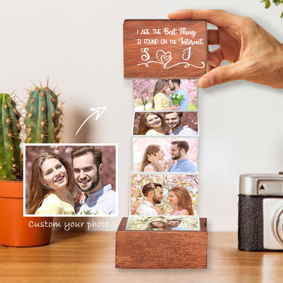 Personalized Valentines Gifts for Boyfriend | Photo Gift Box