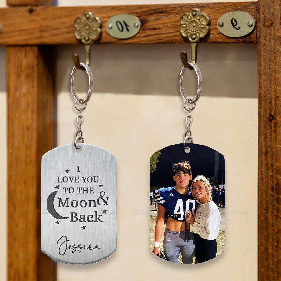 Personalized Valentines Gifts for Boyfriend | Valentine Custom Gifts | Couple Keychain