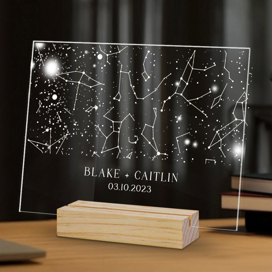 Personalized Valentines Gifts for Him | Star Map Gift