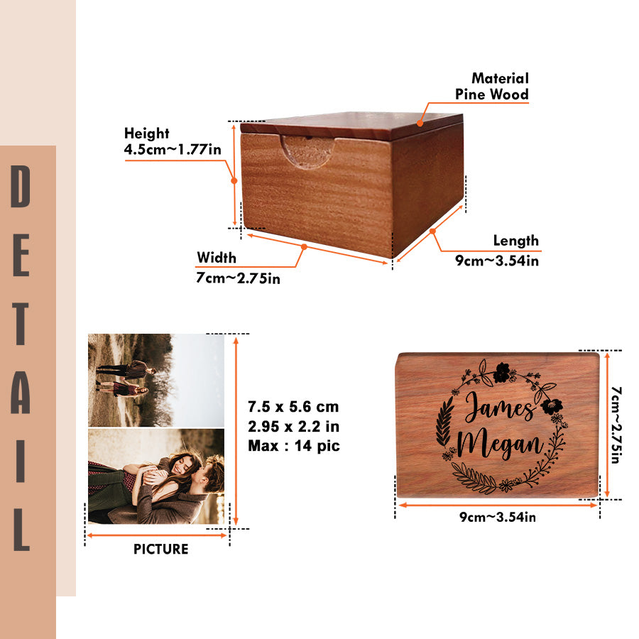 Personalized Valentines Gifts for Husband | Photo Box Gift