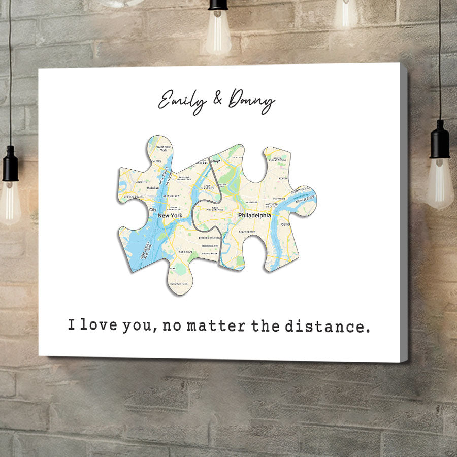 Valentine Day Gifts for Him Personalized | Custom Canvas Prints