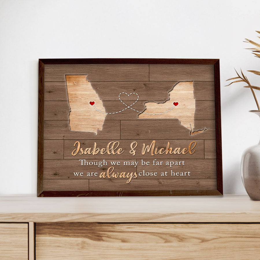 Valentine Day Gifts for Him Personalized | Map Valentine’s Day