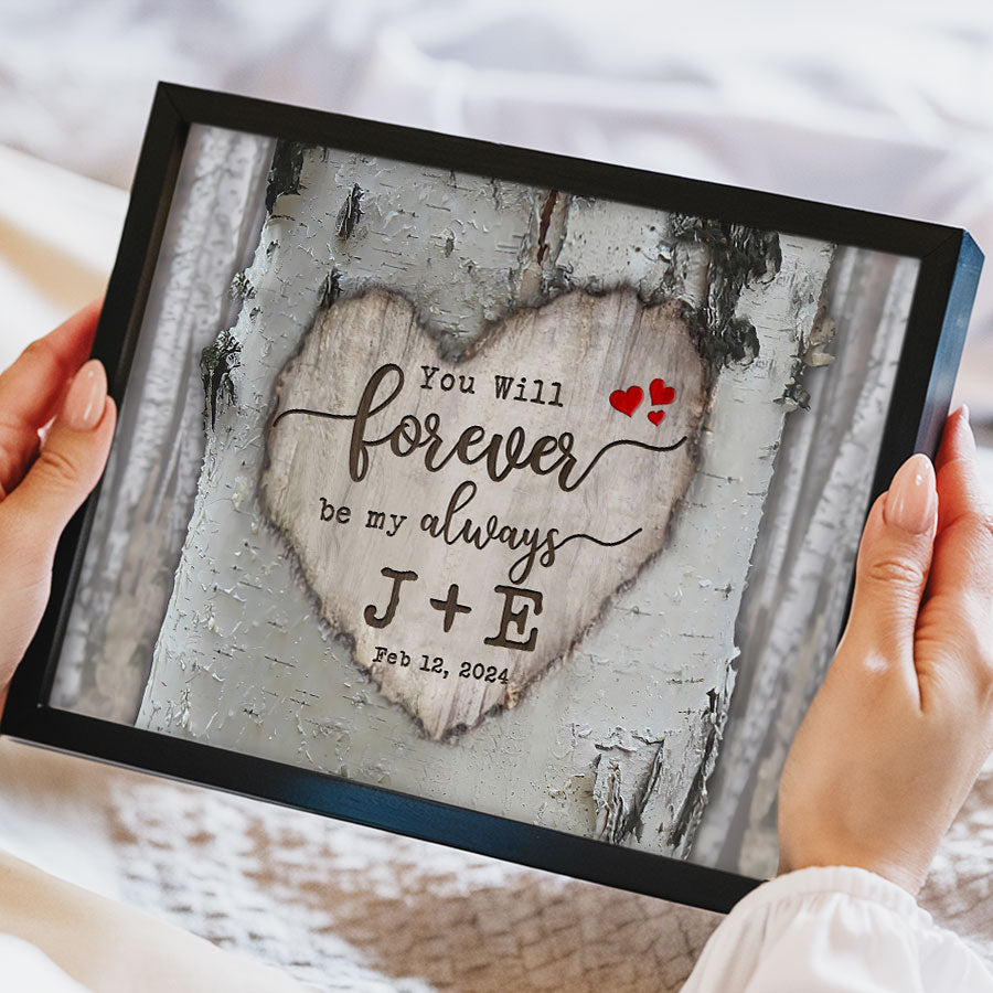 Valentine Day Gifts for Him Personalized | Valentine Canvas Print