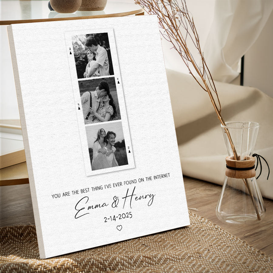 Valentine Gift for Husband | Valentines Canvas Art Prints