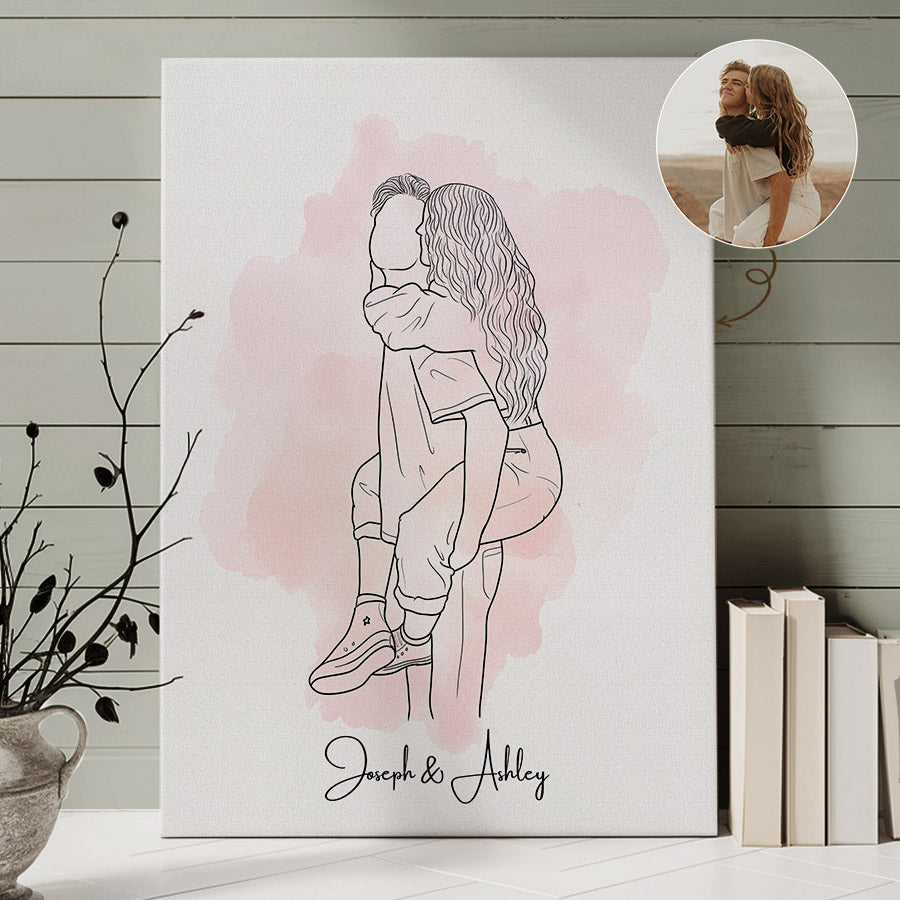 Valentine Gift for Husband | Valentine Canvas Prints Wall Art