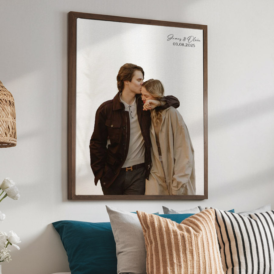 Valentine Gift for Husband | Valentine Canvas Art Print