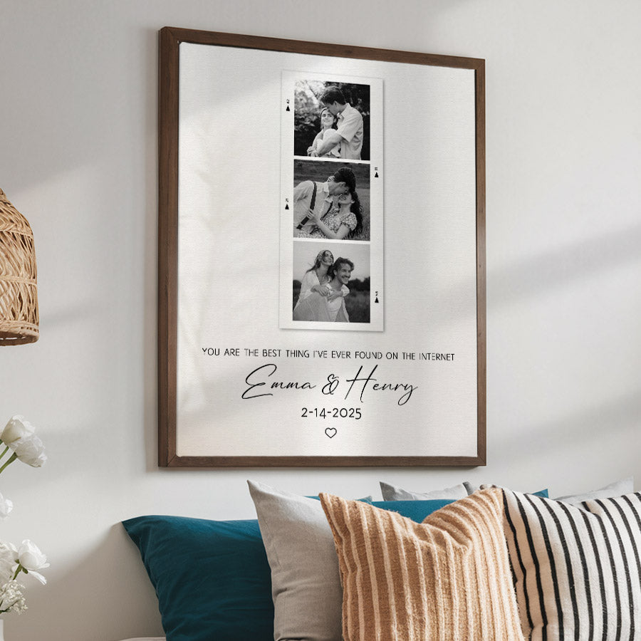 Valentine Gift for Husband | Valentines Canvas Art Prints