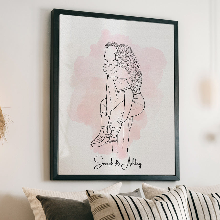 Valentine Gift for Husband | Valentine Canvas Prints Wall Art