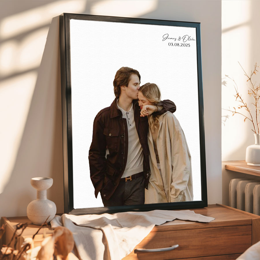 Valentine Gift for Husband | Valentine Canvas Art Print