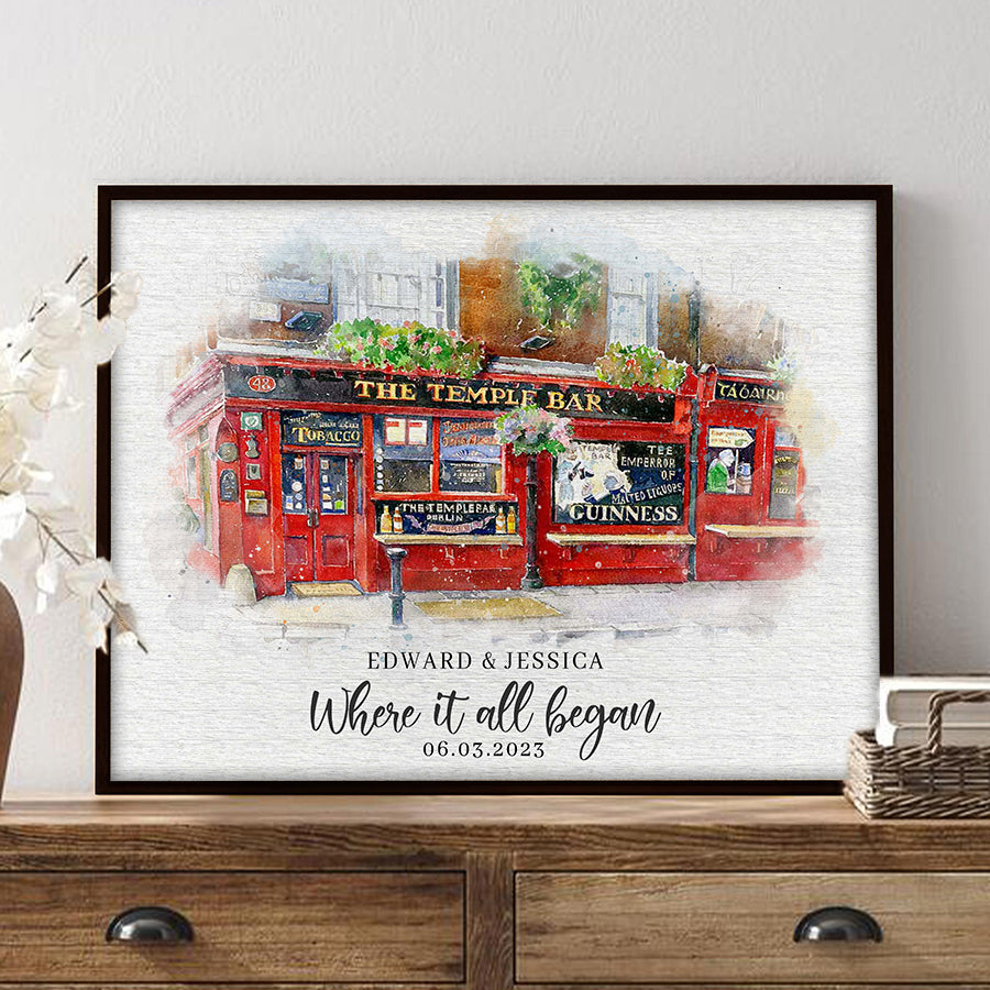 Valentine’s Day Gifts Personalized | Valentines Day Gifts for Him Personalised | Where It All Began