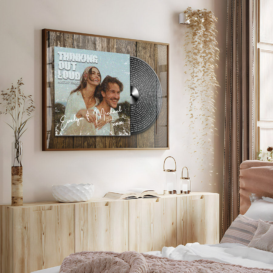 Valentines Day Gifts Song Lyrics on Canvas | Personalized Valentines Day Gifts for Him